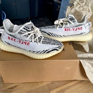 Adidas Kids Sneakers - Black, White, and Red